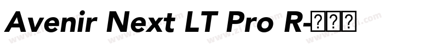 Avenir Next LT Pro R字体转换 Avenir Next LT Pro R字体转换